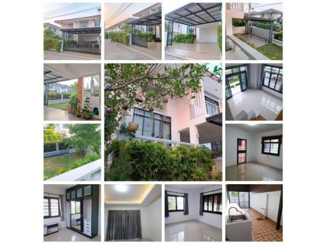 ขายถูก บ้านเดี่ยวสองชั้นสไตล์โมเดิร์น หมู่บ้านวนาริน ใจกลางเมืองระยอง ใกล้ทะเล