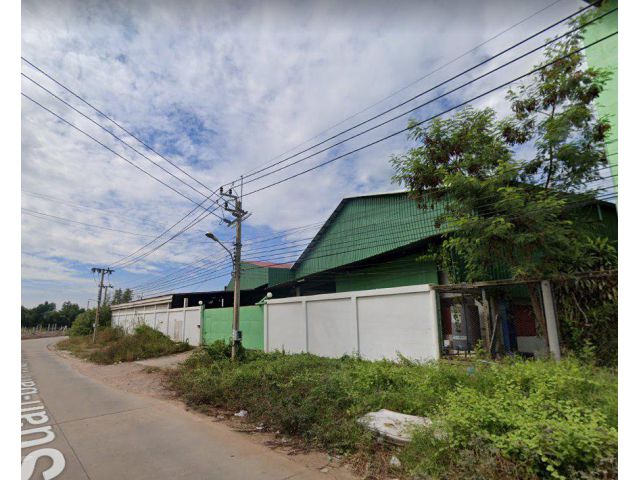 ขายโกดังพร้อมที่ดิน 1 ไร่ ใกล้ถ.มอเตอร์เวย์ (9) 8 กม. พระสมุทรเจดีย์ จ.สมุทรปราการ