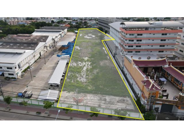 ขายที่ดินผังสีม่วงติดถนนบางขุนเทียน-ชายทะเลที่ดิน