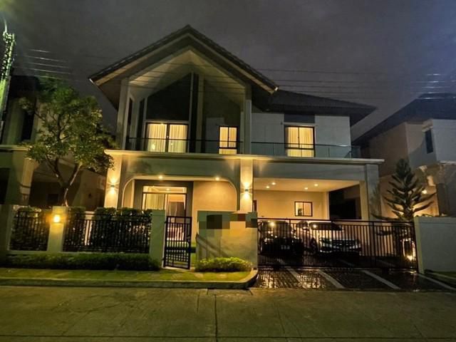 ให้เช่าบ้านเดี่ยว2ชั้น เนื้อที่ 50 ตารางวา 3 ห้องนอน 3 ห้องน้ำ หมู่บ้านบางกอก บูเลอวาร์ด ศรีนครินทร์ บางนา บ้านตกแต่งสว