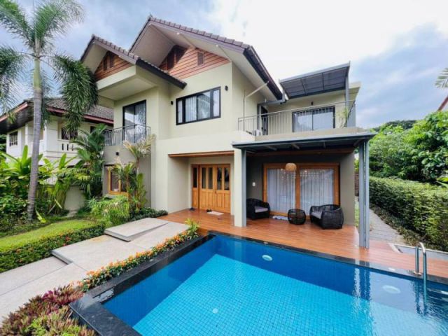 ขายบ้านอำเภอเมืองเชียงใหม่ Modern Homey Pool Villa พร้อมสระว่ายน้ำ ต.แม่เหียะ อ.เมือง จ.เชียงใหม่