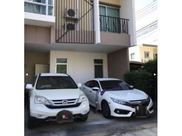 U1202 ให้เช่าทาวน์โฮม 3 ชั้นโครงการฮาบิทาวน์ โฟลด์ ติวานนท์ แจ้งวัฒนะ HABITOWN FOLD TIWANON – CHAENGWATTANA บ้านใหม่พร้อ