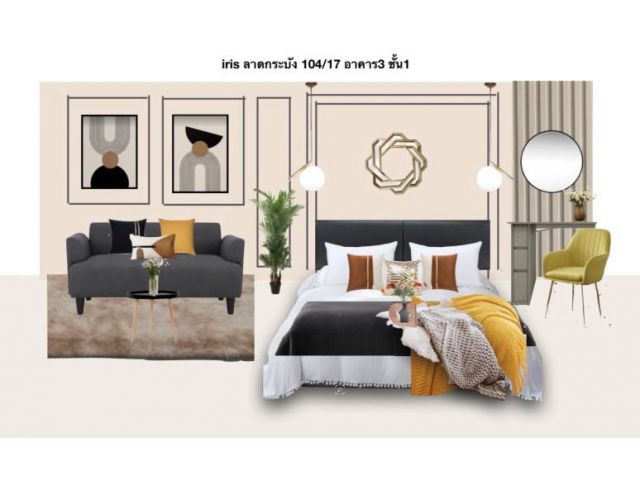ห้อง28 ตรม. ใกล้สุวรรณภูมิ แต่งสวย ราคา1.39 ล้าน ขายพร้อมคนเข่า 8500 081-3755244