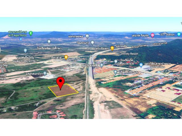 ขายที่ดินระยอง บ้านฉาง 14-2-23ไร่ ใกล้สนามบินนานาชาติอู่ตะเภา*ผังสีส้ม*
