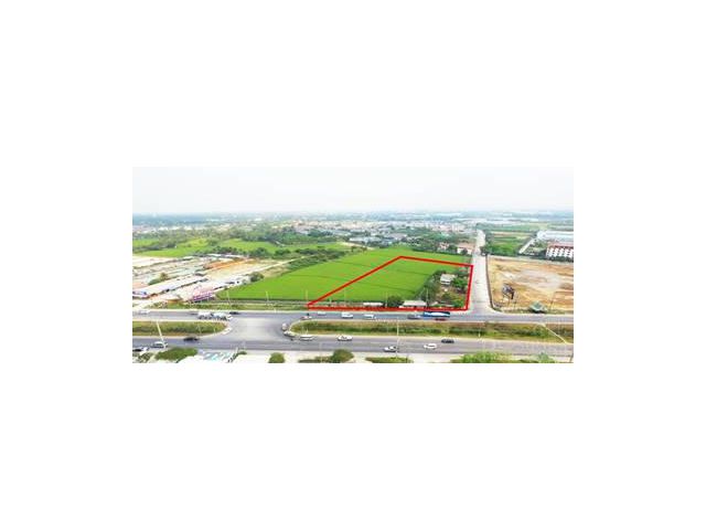 ขายที่ดิน 7 ไร่ สะดุดตา ติด ถ.สาย5 เหมาะทำได้ทั้งปั้ม ธุรกิจและสร้างตึก ในราคาพิเศษ ใกล้ฝั่งบรมฯ