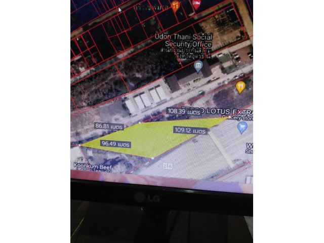 ขายที่ดิน 2-3-93.6 THB65,000,000 หนองบัว เมือง อุดรธานี