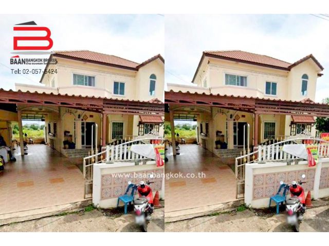 บ้านเดี่ยว 2 ชั้น โครงการ เฮง เฮง ทาวน์ เนื้อที่ 100 ตรว. ถนนเลี่ยงเมืองเพชรบูรณ์ อ.เมืองเพชรบูรณ์ จ.เพชรบูรณ์