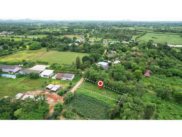 ที่ดินเปล่าเหมาะสร้างบ้านพัก 3 งาน ตรงข้ามโรงเรียนบ้านนา เขาฉกรรจ์