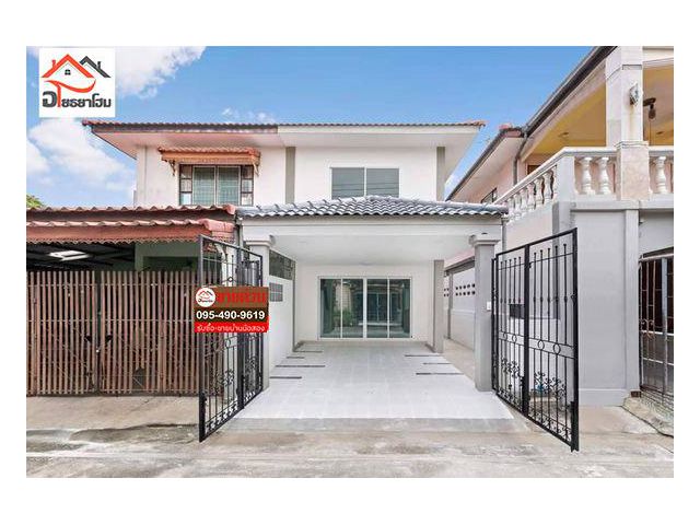 ทาวน์เฮ้าส์ 2ชั้น 21.2 ตร.ว. หมู่บ้านพระปิ่น3 ติดถนนกาญจนาภิเษก ใกล้ตลาดพระปิ่น 3,โลตัสพลัสมอลล์,เซ็นทรัลเวสเกต IKEA