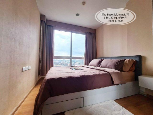 เช่า- The Base Sukhumvit 77/1 ห้องนอน/ 30 ตร.ม. /ชั้น 19 ใกล้ BTS อ่อนนุช เช่า 11,000