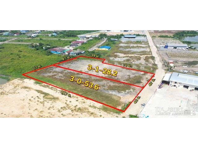 ที่สวย 3 ไร่เศษ 2 แปลงสุดท้ายของโครงการ เป็นส่วนตัว ถมพร้อมใช้ อยู่พันท้ายใกล้เส้นสาริน  KK3608S