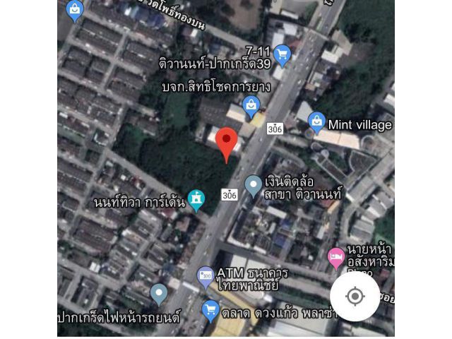 LS0178 ขายที่ดิน  ติดถนนติวานนท์-ปากเกร็ด นนทบุรี  ขายยกแปลง