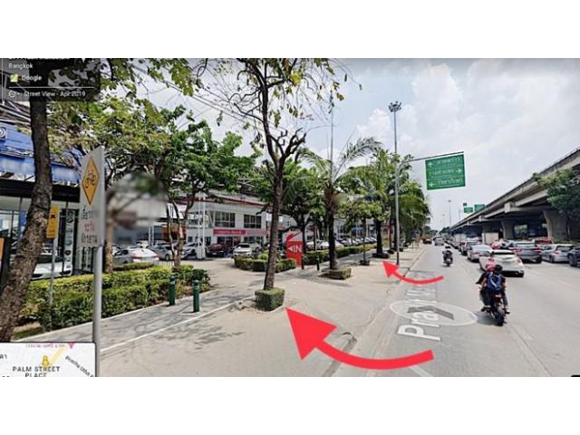 ให้เช่าพื้นที่ 320 ตรม ติดถนนเลียบทางด่วนรามอินทรา