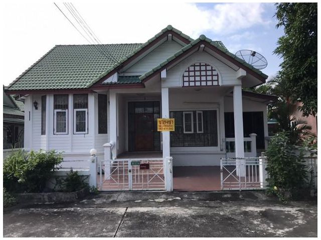 ขายบ้านเดี่ยวชั้นเดียว  บ้านสวยชลบุรี ทำเลดี