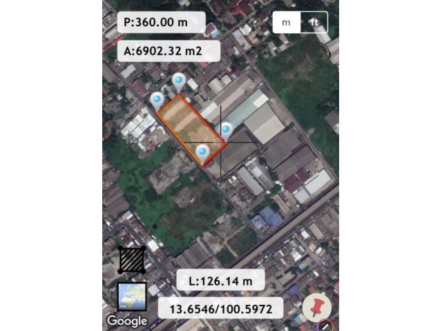PK427 ขาย ที่ดิน4ไร่28ตรว.ถนนสุขุมวิท 76 แถวสำโรง(เข้าจากปากซอย 200 เมตร อยู่ขวามือ) อยู่ระหว่างBTS Bitec และ BTSแบริ่ง