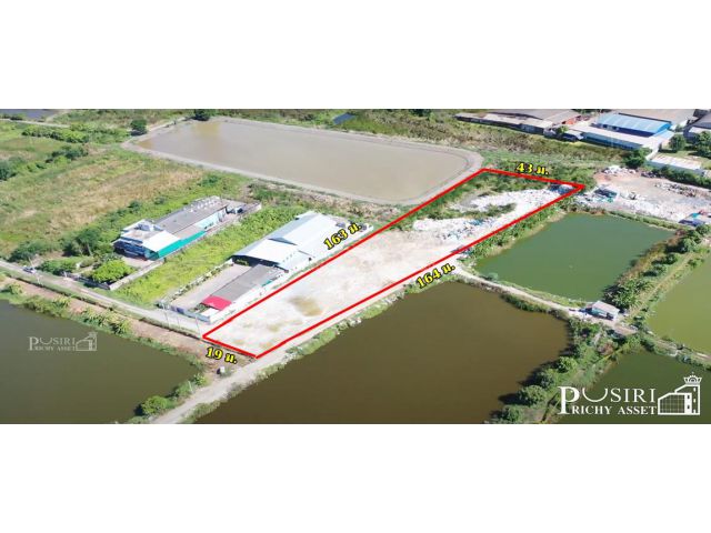 ที่ถมพร้อมเกือบ 3 ไร่ ใกล้คลองสี่วา บรรยากาศเงียบสงบ เป็นส่วนตัว เดินทางง่าย ใกล้ถ.เอกชัย-พระราม 2  KK3577S