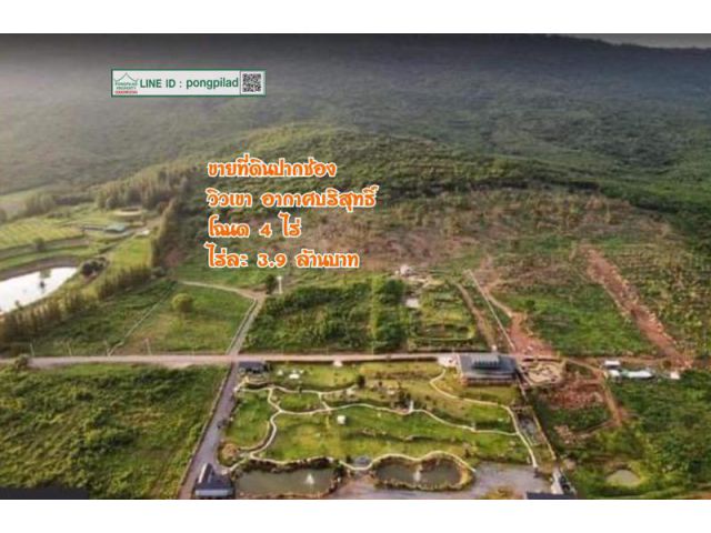 ขายที่ดินปากช่อง เขาใหญ่ ไม่ไกล ณุศาฯ วิวเขา โฉนด 4 ไร่ ละ 3.5 ล้าน