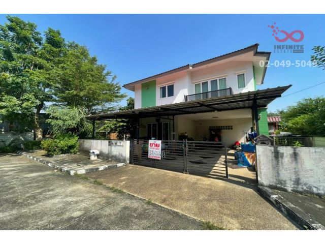 ขายบ้านเดี่ยว 2 ชั้น  บ้านกฤษณา ติวานนท์  หลังริม ถนนติวานนท์56 ถนนเลียบคลองประปา