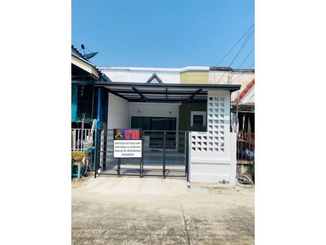 ทาวน์เฮ้าส์ชั้นเดียวรีโนเวทใหม่ทั้งหลัง ตกแต่งใหม่พร้อมอยู่ #หมู่บ้านพิมลราช1 ติดถนนบ้านกล้วย-ไทรน้อย หน้าหมู่บ้านมี7-11