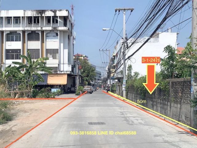 ##ที่ดินเปล่าถมแล้ว เหมาะพัฒนาเป็น โรงแรม คอนโด ใกล้สำนักเทศบาลเมืองนครราชสีมา เนื้อที่ 3-1-24ไร่ หน้ากว้าง 50เมตร ลึก 108เมตร ##