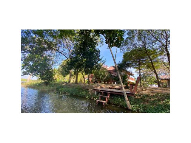 ขายที่ดิน 10 ไร่ พร้อมบ้านด้านหลังติดน้ำ ใกล้โบนันซ่า เขาใหญ่ ต.ขนงพระ