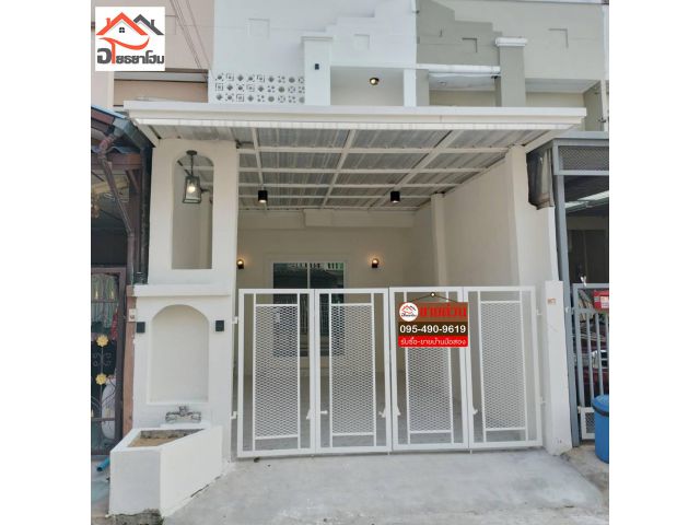 ทาวน์เฮ้าส์ 2 ชั้น 17 ตร.ว. หมู่บ้านร่มเงาไม้ ถนนวัดลาดปลาดุก บ้านสวย ราคาถูก ผ่อนสบายๆ ราคาเพียงล้านต้นๆ ปรับปรุงใหม่ บ