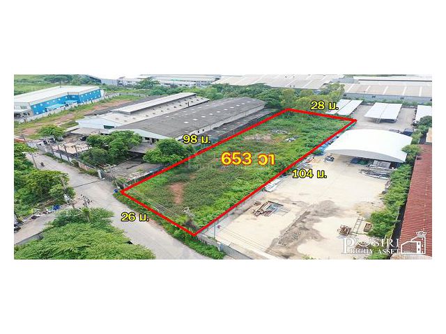 ราคาพิเศษ ที่สวย 1.5 ไร่ ซอยบางกระดี่ ถมพร้อมสร้าง ถนนกว้างเข้าออกสะดวก ใกล้พระราม2  KK5271S