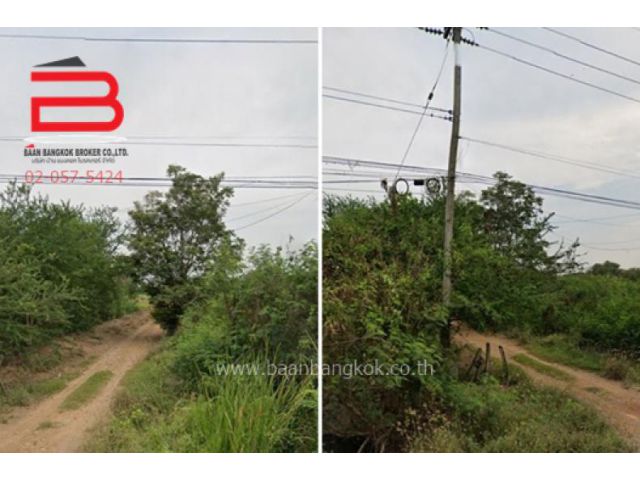 ที่ดินเปล่า วัดเกาะแรต เนื้อที่ 105 ตรว. ถนนนฐ.4005 อ.บางเลน จ.นครปฐม