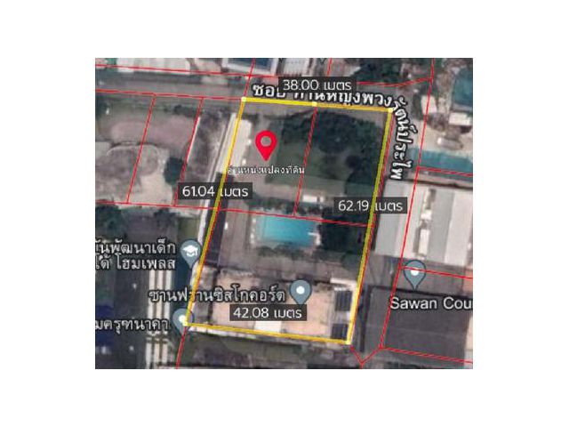 ขายที่ดินพร้อมสิ่งปลูกสร้างคลองเตย 624ตรว. 500ล้าน
