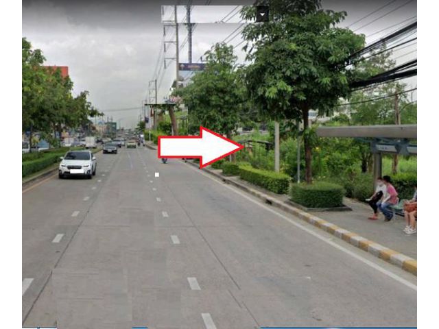 ขายที่ดินเปล่าติดถนนสุขุมวิท 77 อ่่อนนุช เนื้อที่ 6-0-49 ไร่  ผังสีเหลือง เหมาะทำ อาคาร offiice หรือ โกดัง บ้านทาวเฮาส์