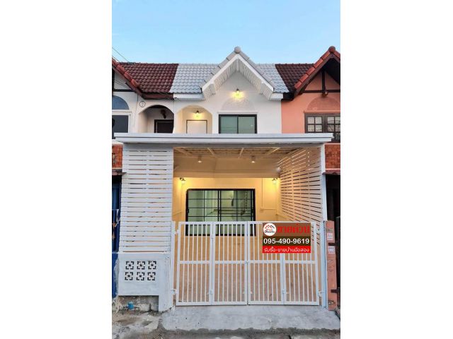 ทาวน์เฮ้าส์ 2 ชั้น 19.5 ตร.ว. หมู่บ้านสำเร็จวิลล์1 บ้านสวย ทำเลดี  รีโนเวทใหม่ พร้อมอยู่ ใกล้ถนนกาญจนาภิเษก