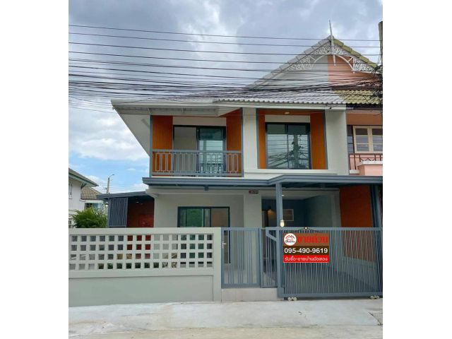 ทาวน์เฮ้าส์(หลังมุม) 2 ชั้น 25.5  ตร.ว. หมู่บ้านพฤกษา14B  ปรับปรุงใหม่ พร้อมอยู่ ใกล้แม็กซ์แวลู ,MRT คลองบางไผ่, เซ็นทรั