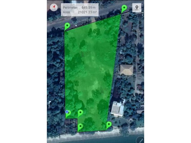 ที่ดินสวยติดชายหาด ขนาด 16ไร่ 177.5 ตร.วา