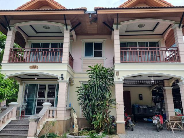 ขายบ้านสารภี ใกล้ถนนรอบเมือง(121)วงแหวนรอบ3 เนื้อที่ 244 ตร.ว. ขายถูก ต.หนองผึ้ง