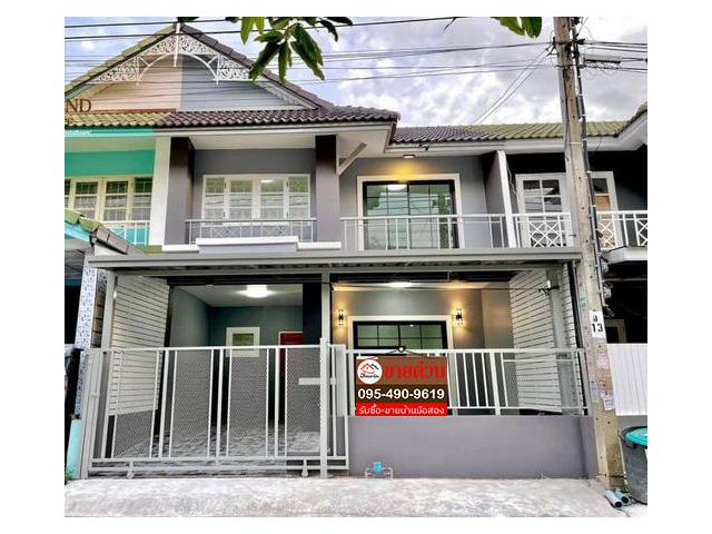 ทาวน์เฮ้าส์ หมู่บ้านพฤกษา18/1 ซอยแก้วอินทร์ บ้านรีโนเวทใหม่ พร้อมอยู่