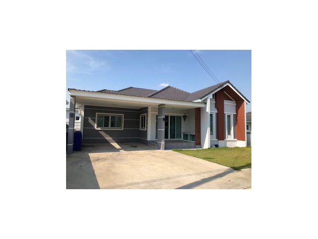 บ้านเช่าหางดง จ.เชียงใหม่ บ้านสร้างใหม่ ใกล้ รพ.หางดง พื้นที่ 67 ตร.ว. เช่า 15,000/เดือน