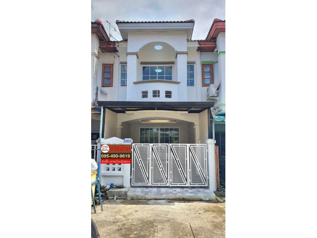 #ทาวน์เฮ้าส์ 2 ชั้น 16 ตร.ว. บ้านสวยพร้อมอยู่  ราคาล้านต้นๆ #หมู่บ้านศิริวรรณ-ชวนชม ซอย 18  ถนนบางกรวย-ไทรน้อย บางบัวทอง