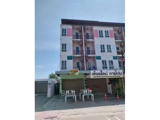 ขายอาคารพาณิชย์ราคาถูก 4 ชั้น 2 คูหา ใกล้ตลาด