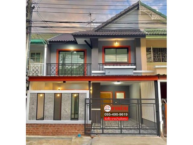 ทาวน์เฮ้าส์ 2 ชั้น 18 ตร.ว. หมู่บ้านพฤกษา14A  ถนนวัดลาดปลาดุก รีโนเวทใหม่ บ้านสวยมาก พร้อมอยู่