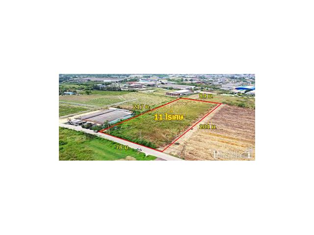 ที่สวยสร้างโรงงาน 6.5 ไร่ หน้ากว้างอังกาล 105 ม. พร้อมการระบายน้ำลงคลอง ด้านหลังได้ทันที สาธารณูปโภคครบ สะดวก บนถนนสมุทร