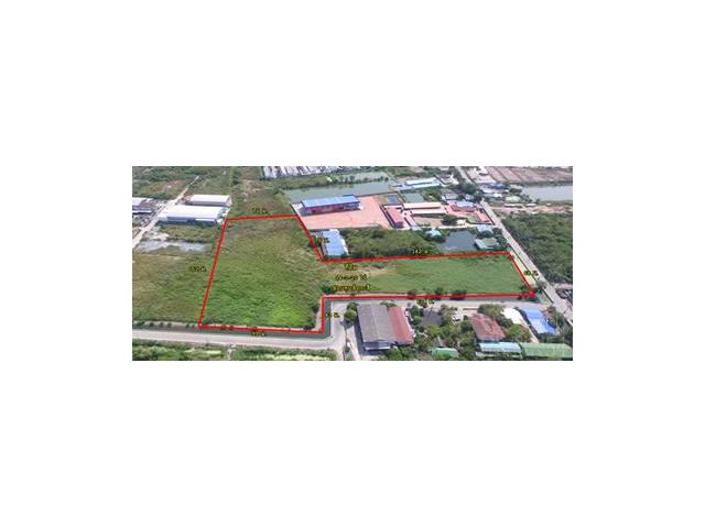 เพิ่มความสวย และความสะดวก ด้วยที่ดิน 14 ไร่เศษ ติดถนน 2 ด้าน พร้อม หน้ากว้าง 276 ม. ถนนเลียบคลองสี่วา-เอกชัย - KK3460S