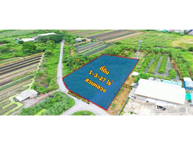 ที่ถมสวย 727 วา หน้ากว้าง 41 เมตร ทรงดี เดินทางสะดวกมาก ใกล้ ถ.พุทธสาคร แคราย และบางบอน 5 -KK3461S