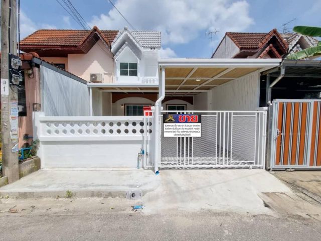 บ้านแฝด 2 ชั้นมีวินมอเตอร์ไซค์หน้าหมู่บ้านตลอด 24 ชม. #หมู่บ้านบัวทอง2 หน้าบ้านไม่ชนใคร จากหมู่บ้านถึงสถานีรถไฟฟ้า MRT