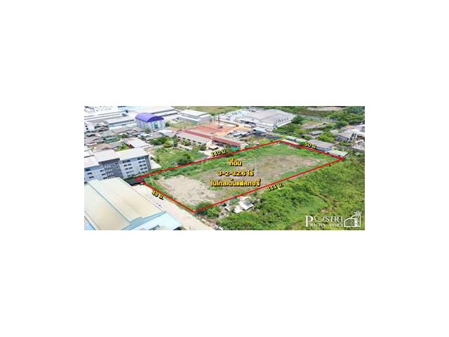 ที่สวยเทพ 3.5 ไร่ พื้นที่สีม่วง สร้างโรงงานได้ทุกประเภท ถมพร้อมใช้ พร้อมรั้ว50% เทรลเลอร์สบาย ใกล้ ถ.เอกชัย และพระราม2