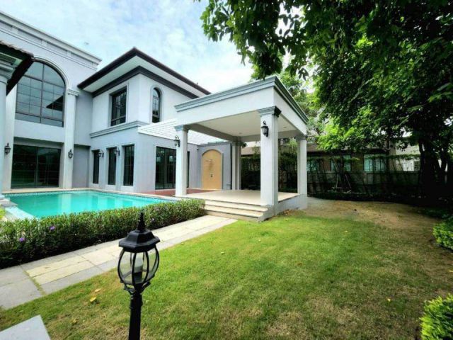 ขายคฤหาสน์ The Grand Pinklao Alpina เดอะ แกรนด์ ปิ่นเกล้า alpina ติดถนนบรมราชชนนี Pool Villa บ้านใหม่ยังไม่เคยอยู่ สระว่