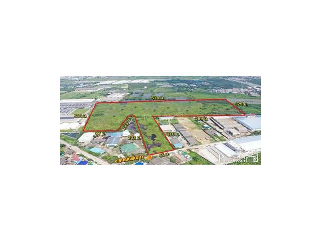 ขายที่ สร้างโรงงานทุกประเภท 66 ไร่ สีม่วงสมุทรสาคร พื้นที่กว้างด้านใน เทรลเลอร์สะดวก ระบายก็สะดวก – KK1949S