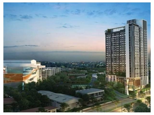 ขาย escent condo ชั้น 20  ทำเลดีติด central festival