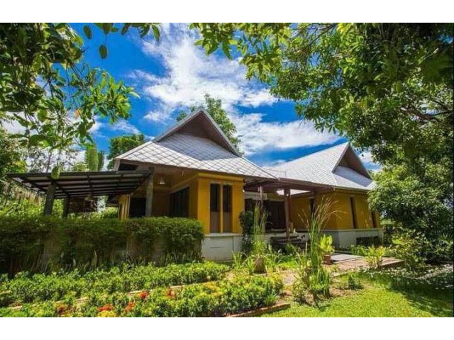 ขายบ้านแม่ริม จ.เชียงใหม่ สไตล์รีสอร์ท โซนเหมืองแก้ว เนื้อที่ 1-2-45.5 ไร่ #ขายบ้านสวนแม่ริม