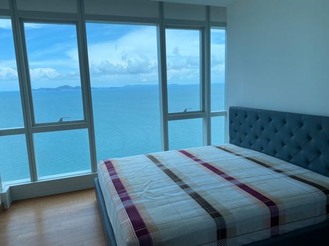 For rent The Palm wongamat beach Front Pattaya Direct sunset view 1bed (S03-0898)