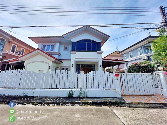 ขาย หมู่บ้านภัสสร 3 คลอง 3 บ้านเดี่ยว 2 ชั้น 4 ห้องนอน พร้อมอยู่ ใกล้ฟิวเจอร์พาร์ค รังสิต